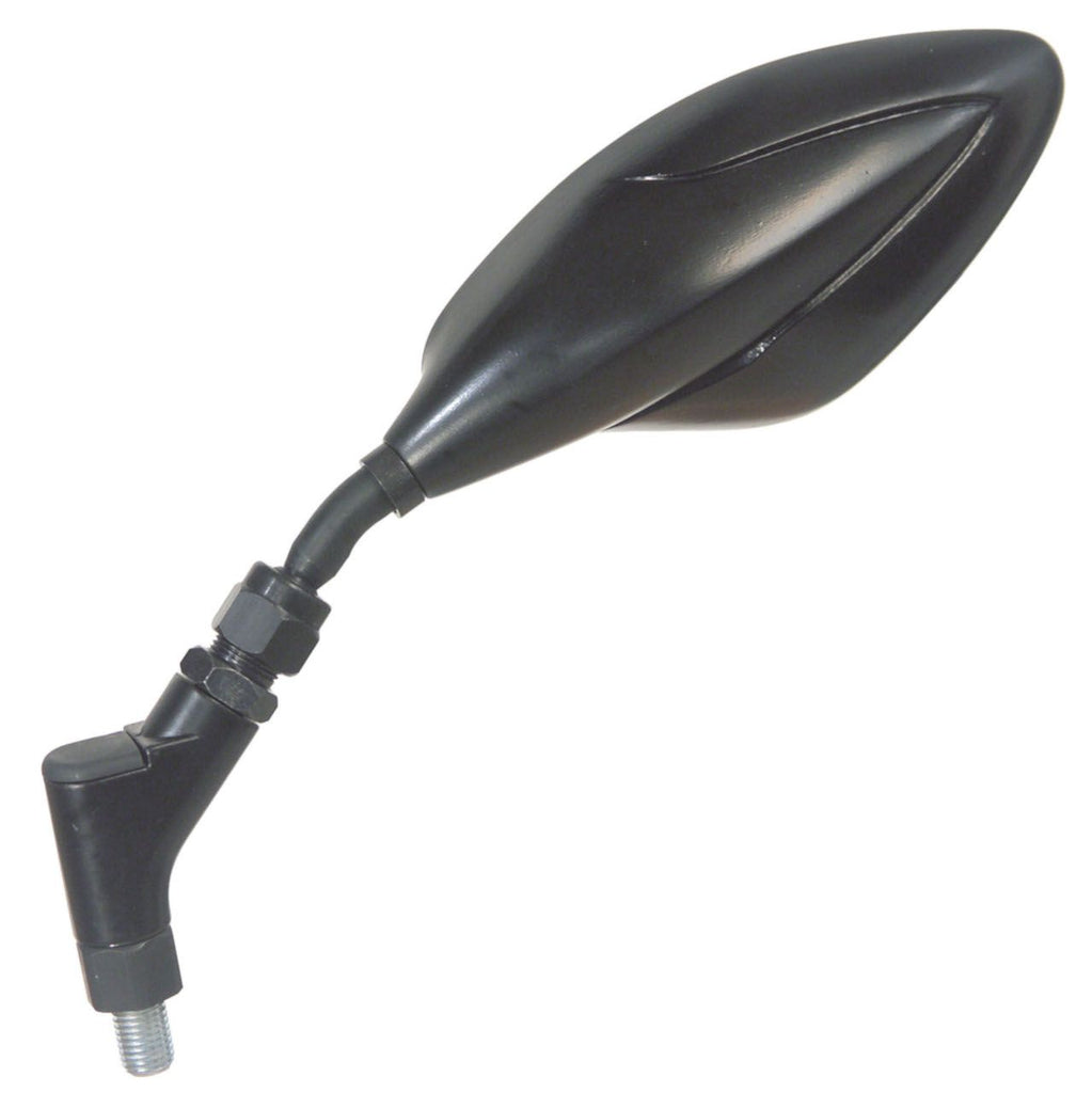 SPECCHIO SINISTRO NERO MANUBRIO 10X1,25