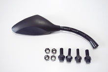 Carica l&#39;immagine nel visualizzatore di Gallery, SPECCHIO DX NERO MANUBRIO NO OMOL