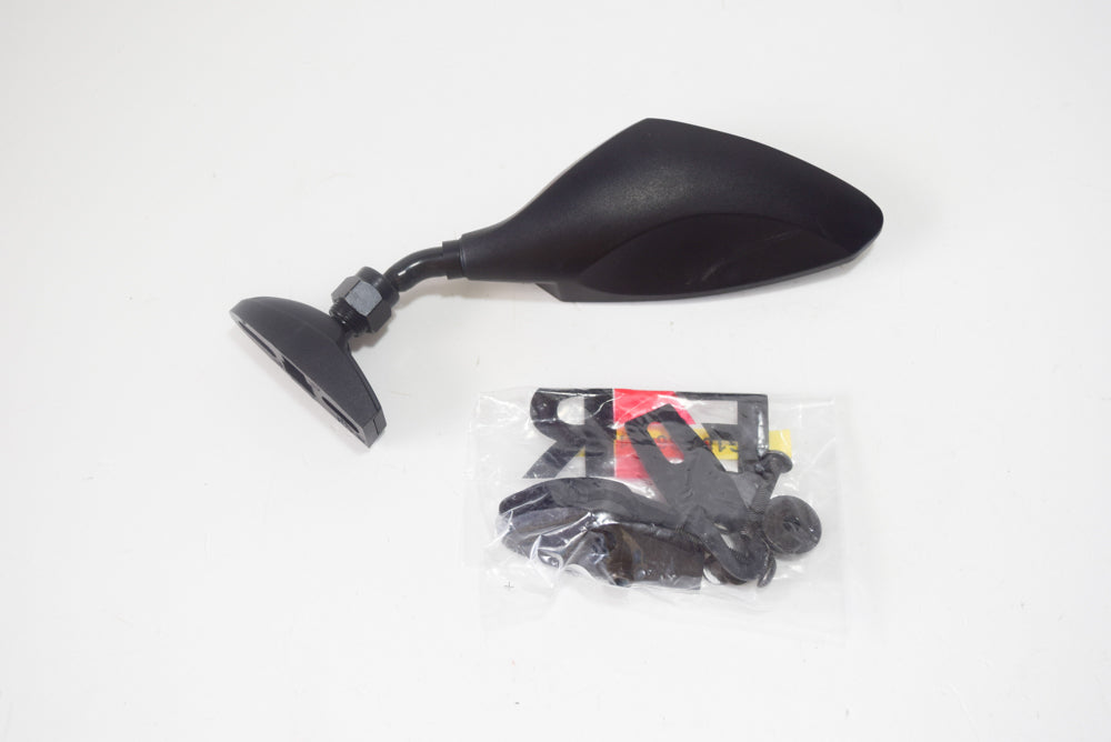 SPECCHIO SX NERO A CARENA