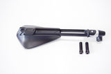 SPECCHIO DESTRO VIPER 1 IN ALLUMINIO VERNICIATO NERO OPACO ATTACCO MANUBRIO