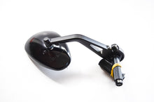 Carica l&#39;immagine nel visualizzatore di Gallery, SPECCHIO SX NERO MANUBRIO OMOL