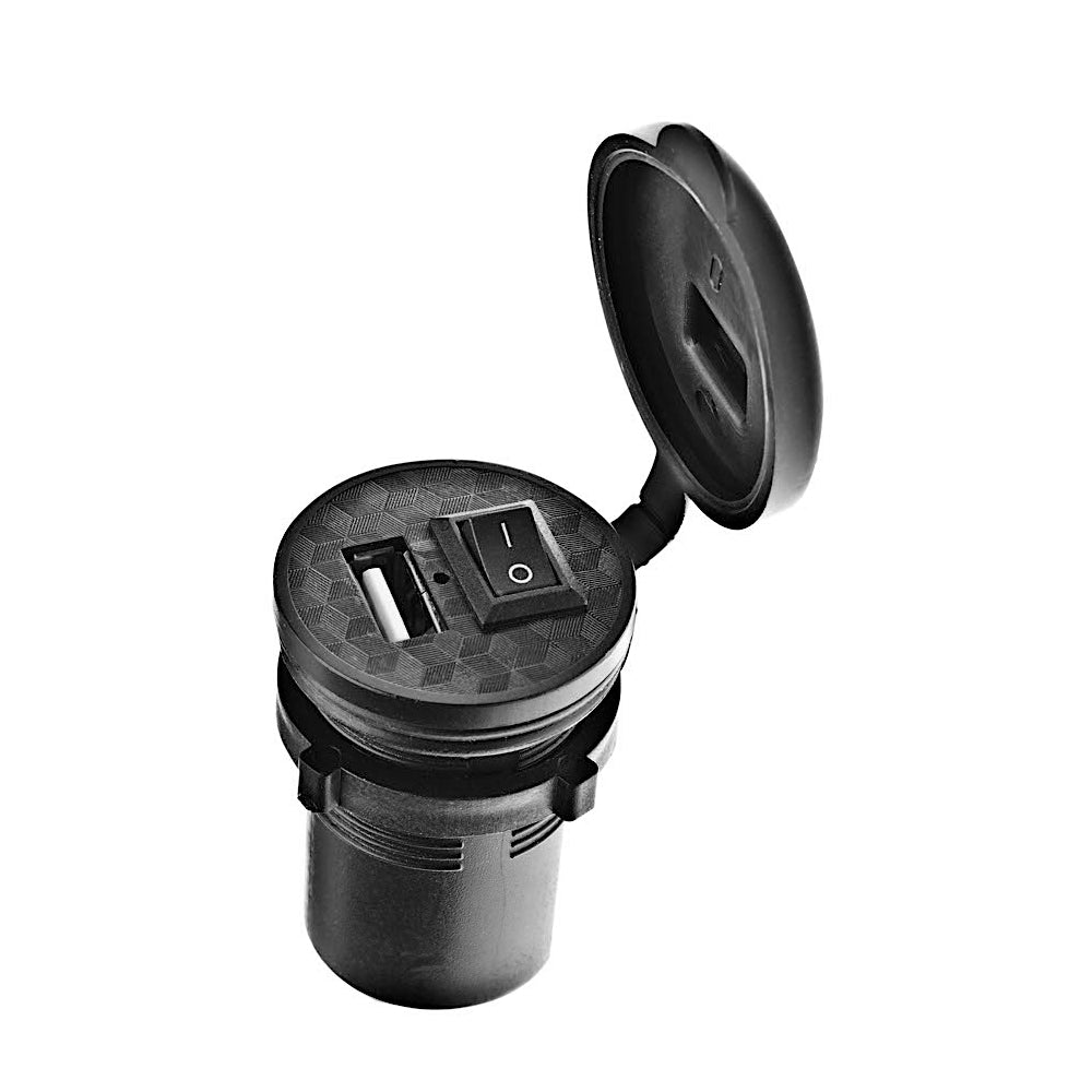 PRESA USB SMARTPHONE PER MOTO A MANUBRIO