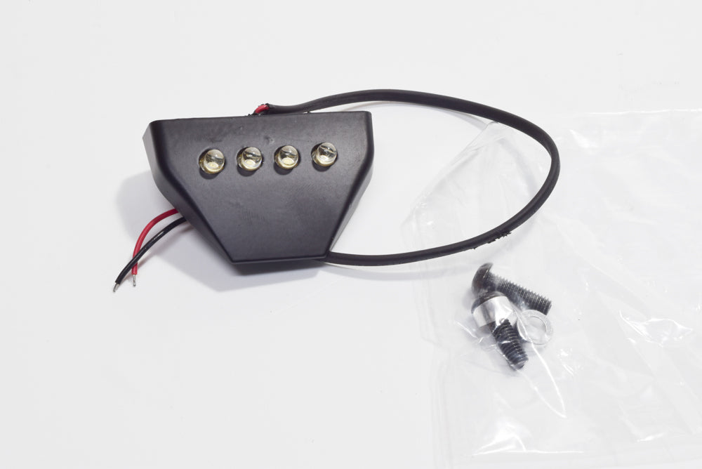 LED PORTATARGA NERO