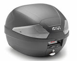 BAULETTO NERO GIVI 29LITRI CATADIOTTRI FUMÈ COMPLETO DI PIASTRA UNIVERSALE