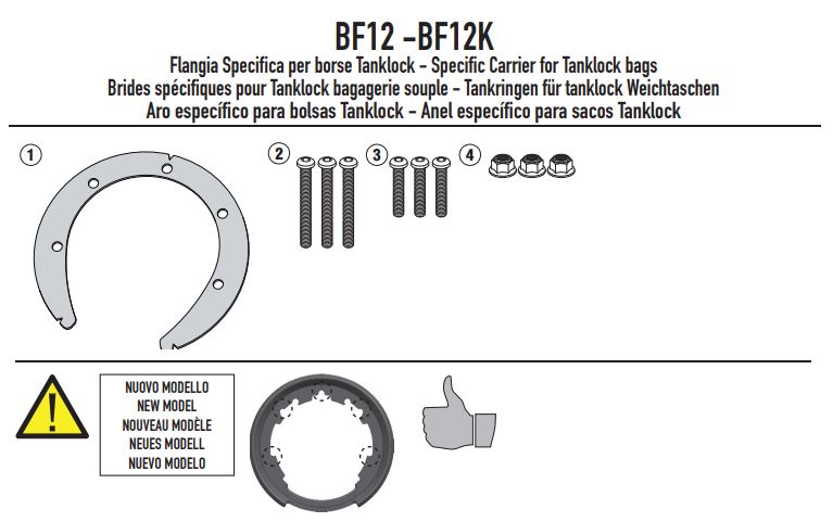 FLANGIA X BORSA TANCKLOCK DUKE 125-200