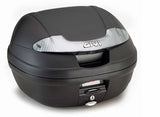 BAULETTO MONOLOCK GIVI E340NT VISION TECH 34 LITRI NERO CATADIOTTRI FUMÈ CON PIASTRA E KIT UNIVERSALE