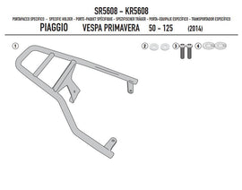 ATTACCO POST VESPA PRIMAVER-SPRINT 14-22