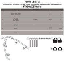 Carica l&#39;immagine nel visualizzatore di Gallery, ATTACCO BAU MONOKEY/MONOLOCK AK550 17-22