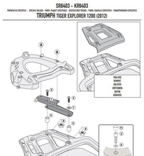 Carica l&#39;immagine nel visualizzatore di Gallery, ATTACCO BAUL MONOKEY TIGER EXPLORER 1200