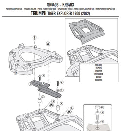 ATTACCO BAUL MONOKEY TIGER EXPLORER 1200