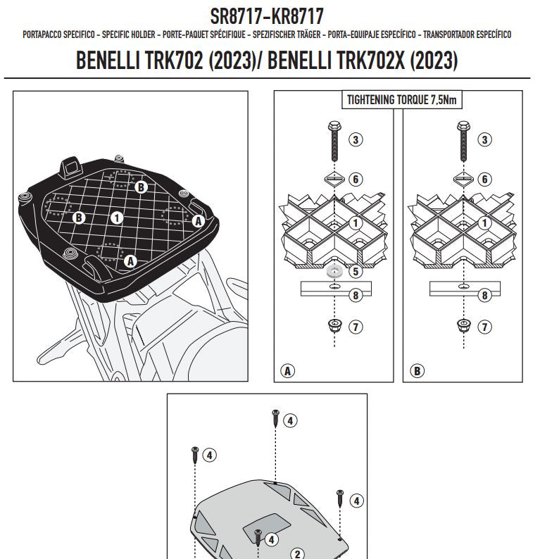 ATTACCO BAULETTO MONOKEY TRK 702 23-24