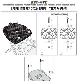 ATTACCO BAULETTO MONOKEY TRK 702 23-24