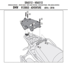 Carica l&#39;immagine nel visualizzatore di Gallery, ATTACCO BAUL MONOKEY R1200-1250GS ADVENT