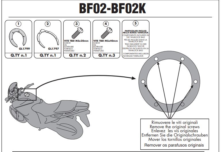 FLANGIA BORSA SERBAT AGUSTA BRUTALE 800
