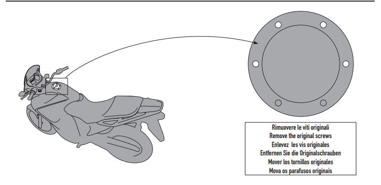 FLANGIA BORSA SERBATOIO F 750-850 GS