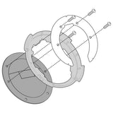 FLANGIA PER BORSE TANKLOCK F GS 650 700 800 DAL 2008 AL 2017