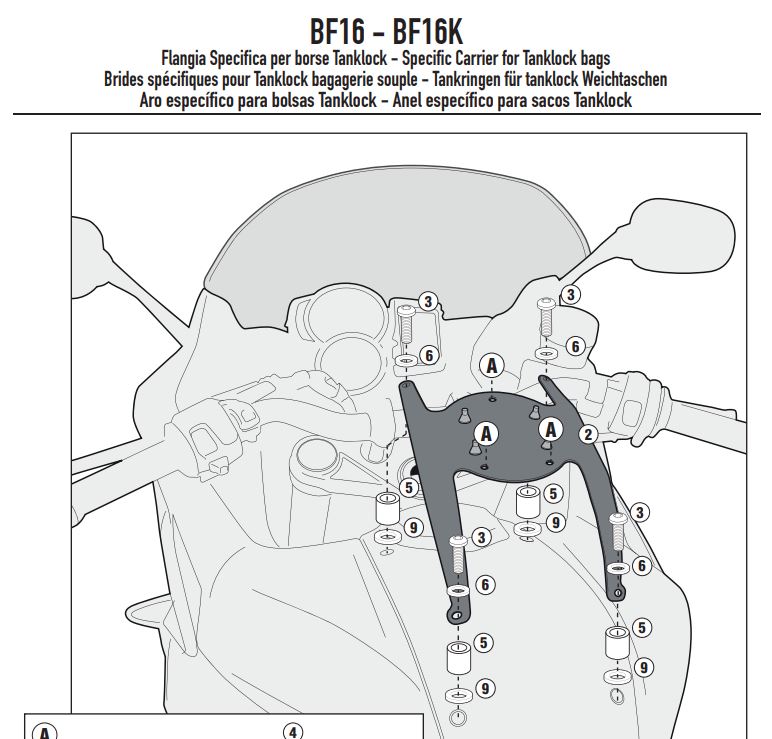 FLANGIA BORSA SERB TANKLOCK F800 R 09-19