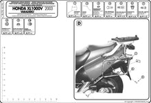 Carica l&#39;immagine nel visualizzatore di Gallery, PORTAVALIGIE LAT MONOKEY XL1000V VARADER