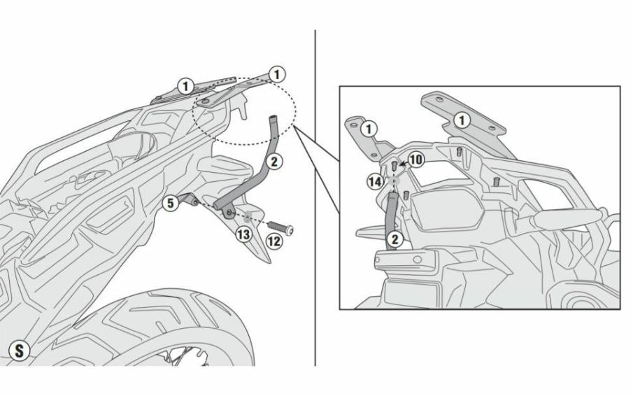 P.PACCHI HONDA CRF1000L AFRICATWIN (2018