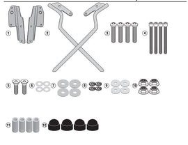 ATTACCO POST PIASTRA CRF1100L AFRICATWIN