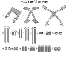 Carica l&#39;immagine nel visualizzatore di Gallery, ATTACCO POST PIASTRA TÉNÉRÉ 700 19-22