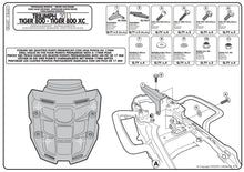 Carica l&#39;immagine nel visualizzatore di Gallery, PIASTRA POST MONOKEY TIGER 800 XC-XR