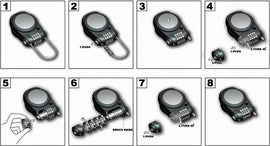 LUCCHETTO CAVO RETRAIB CASCO O BAULETTO