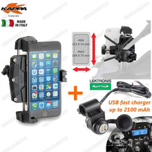 Carica l&#39;immagine nel visualizzatore di Gallery, PORTA SMARTPHONE KS920M + 2 PRESE USB