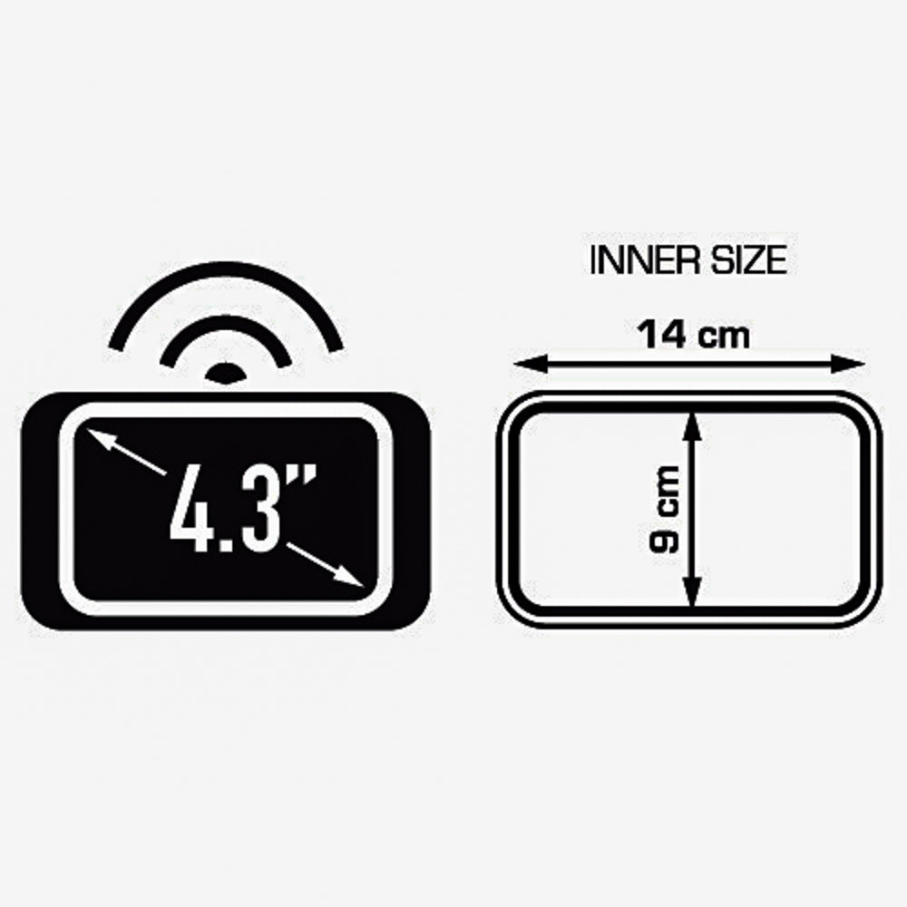 PORTA NAVIGATORE MANUBRIO BMW 139X90M