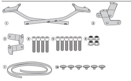 ATTACCO POST PIASTRA NC 750 S/X 16-20