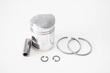 PISTONE COMPLETO 'METEOR PISTON' DIAMETRO 54,8-SPINOTTO 15 VESPA 125 VN1A-VM2A 1957>1958