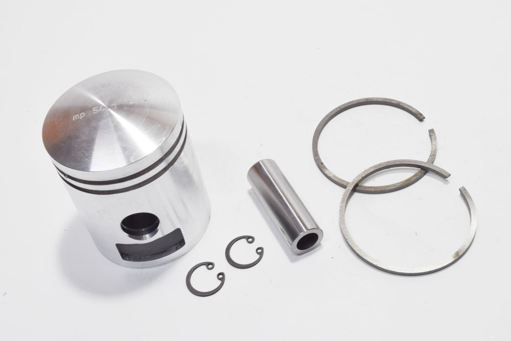 PISTONE COMPLETO 'METEOR PISTON' DIAMETRO 52,5-SPINOTTO 15 VESPA 125 VNB 2% 1960>1965