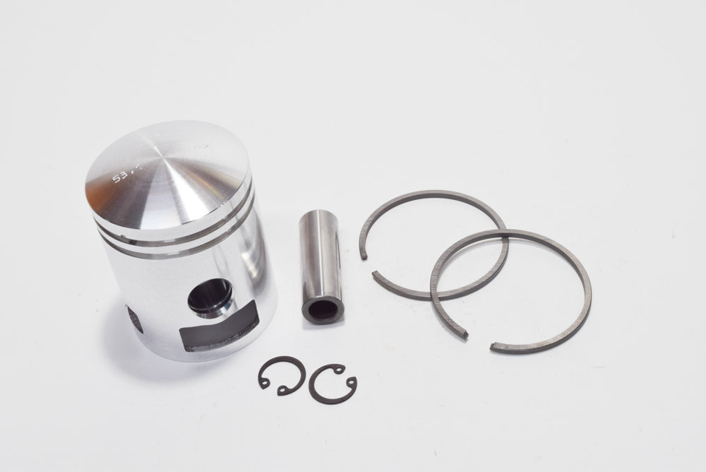 PISTONE COMPLETO 'METEOR PISTON' DIAMETRO 53,1-SPINOTTO 15 VESPA P125X 1977>1981