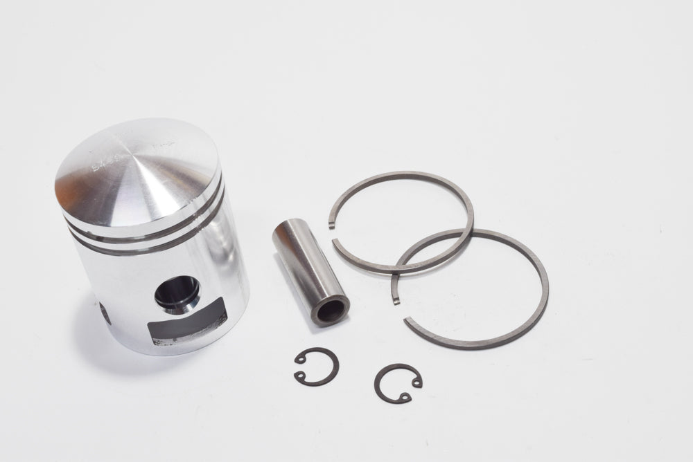 PISTONE COMPLETO 'METEOR PISTON' DIAMETRO 53,7-SPINOTTO 15 VESPA P125X 1977>1981