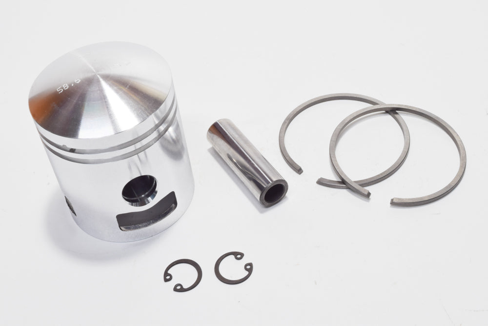 PISTONE COMPLETO 'METEOR PISTON' DIAMETRO 58,6-SPINOTTO 15 VESPA P150X