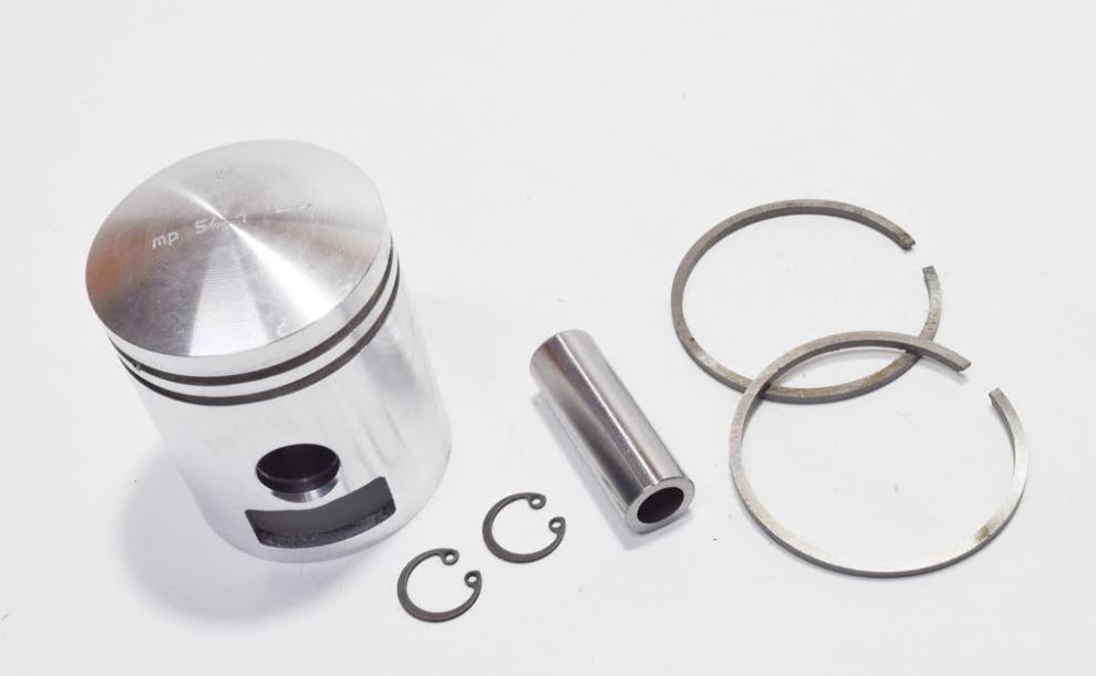 PISTONE COMPLETO LAMBRETTA 150 2T II-III SERIE DIAMETRO 62,20 COMPRESSIONE 39MM LUNGHEZZA 76MM (DIAMETRO NOMINALE 62)