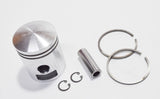 PISTONE COMPLETO LAMBRETTA 150 2T II-III SERIE DIAMETRO 62,20 COMPRESSIONE 39MM LUNGHEZZA 76MM (DIAMETRO NOMINALE 62)