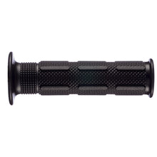 Carica l'immagine nel visualizzatore di Gallery, COPPIA MANOPOLE NERE APERTE L.125MM