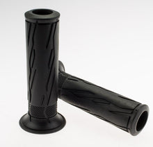 Carica l&#39;immagine nel visualizzatore di Gallery, COPPIA MANOPOLE NERE FORATE L.120MM