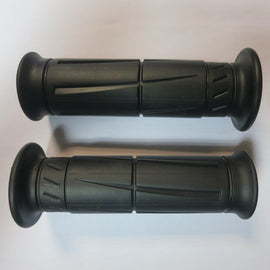 COPPIA MANOPOLE KAWA FORATE NERO 120MM