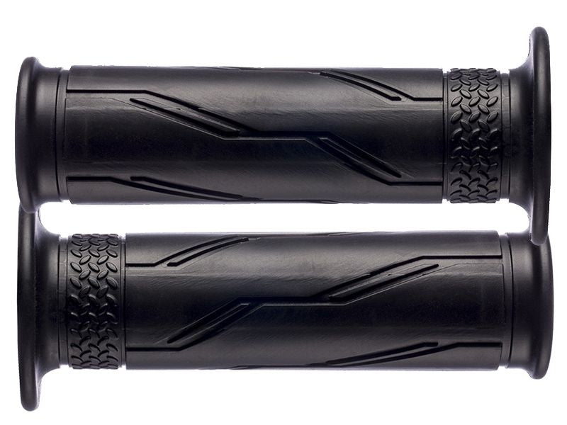 COPPIA MANOPOLE STRADA NERE CHIUSE 120MM