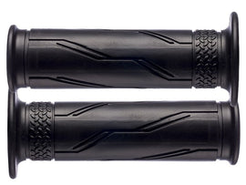 COPPIA MANOPOLE STRADA NERE CHIUSE 120MM