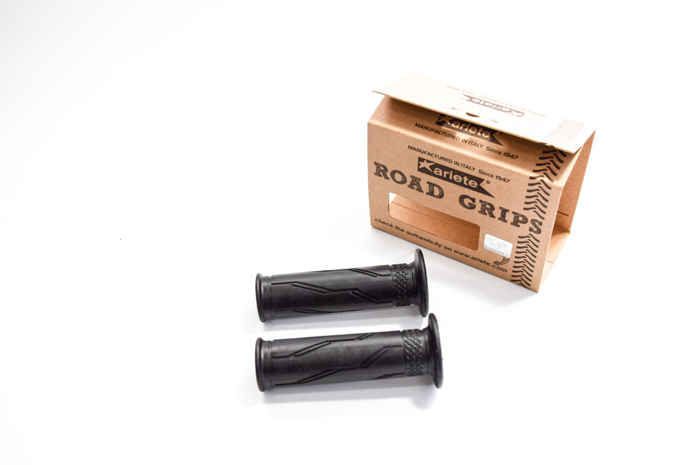 COPPIA MANOPOLE NERE APERTE L.120MM