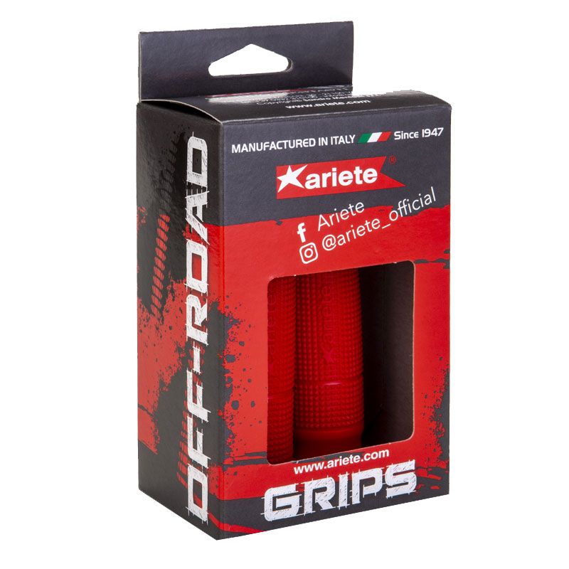 COPPIA MANOPOLE ARIES ROSSE FORATE