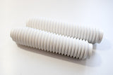 COPPIA SOFFIETTI FORCELLA BIANCO DIAMETRO 38/58MM-ALTEZZA 440MM