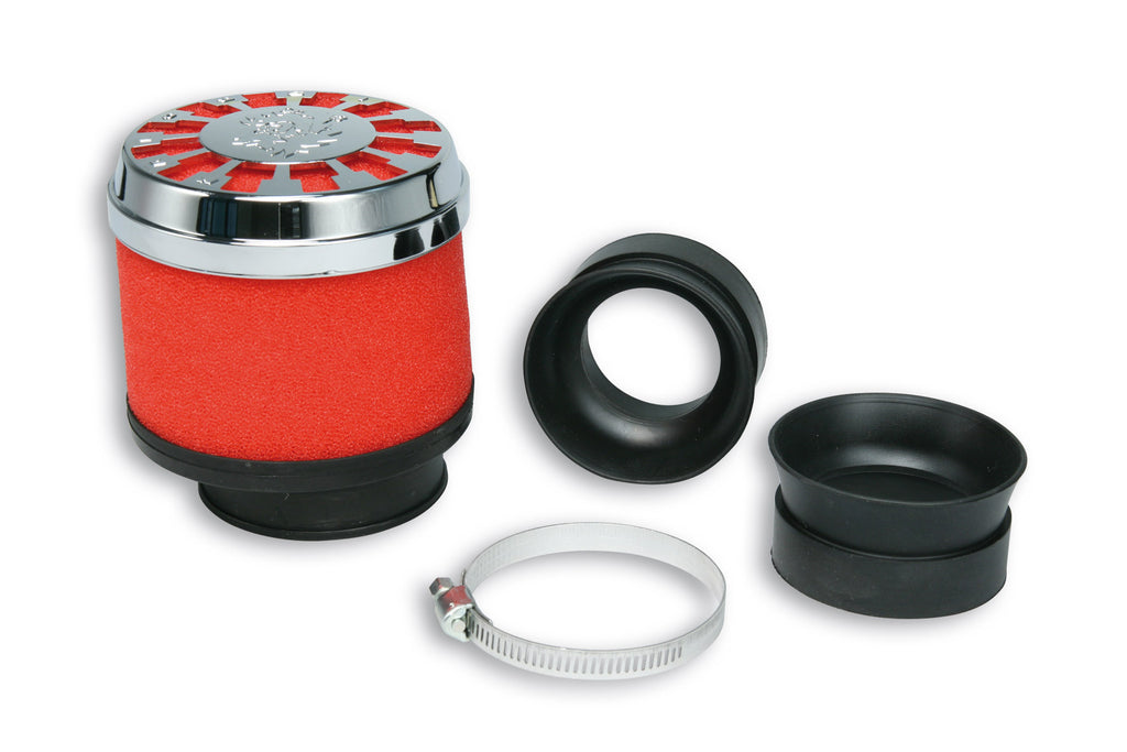 FILTRO ARIA E13 DIAMETRO 42/50/60 DRITTO PER CARBURATORI PHBH-MIKUNI-KEIHIN