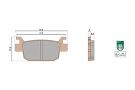SERIE PASTIGLIE POST SINTER SH I 125-150