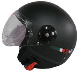 CASCO JET NERO OPACO TG.L