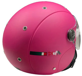 CASCO JET FUCSIA PER BIMBO TG.M