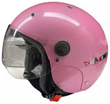 CASCO JET ROSA PER BIMBO TG.M